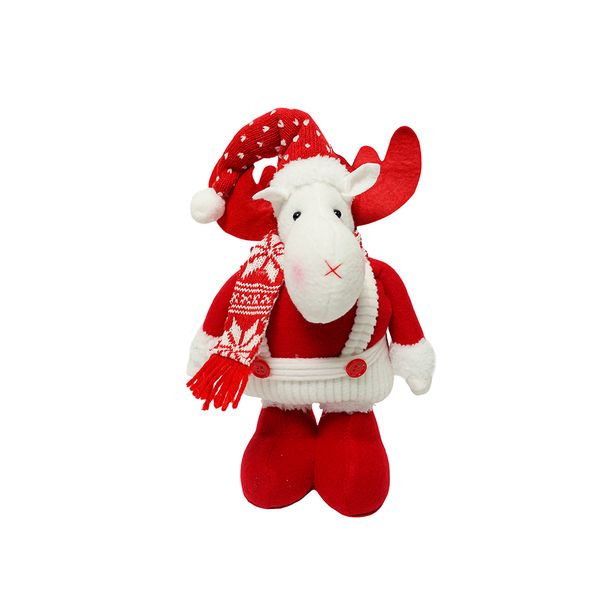 Patilargo Reno Invierno 39 x 12 x 8 cm Rojo