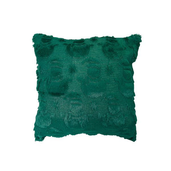 Funda para Cojín Plush Muñeco de Nieve 45 x 45 cm Verde