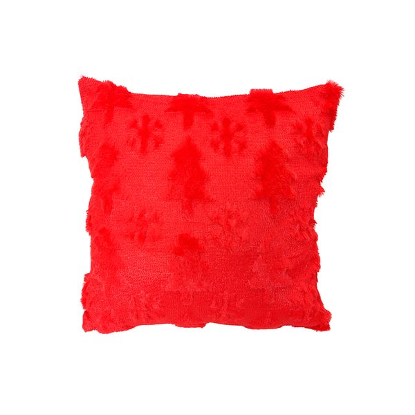 Funda para Cojín Plush Árbol 45 x 45 cm Rojo