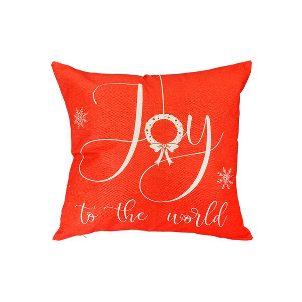 Funda para Cojín Joy Letra 45 x 45 cm Rojo