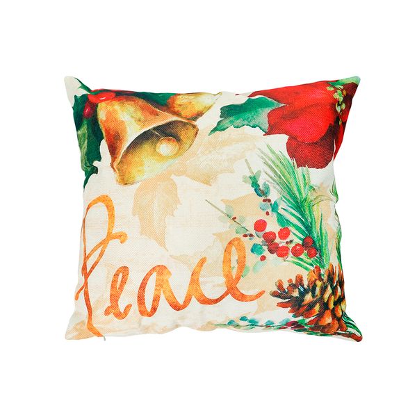 Funda para Cojín Peace 45 x 45 cm Dorado