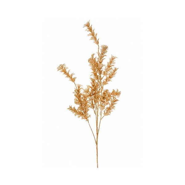 Planta Navideña para Árbol Metalizado Champagne