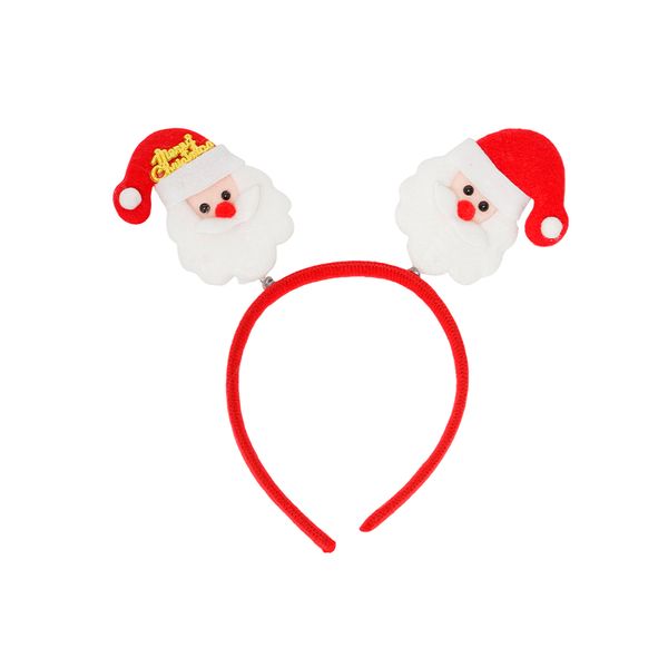 Vincha Papá Noel Rojo
