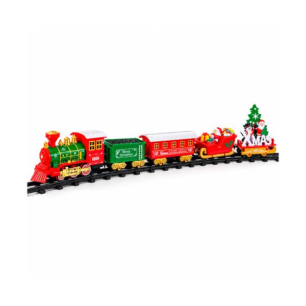 Adorno Tren de Árbol 59 cm Verde