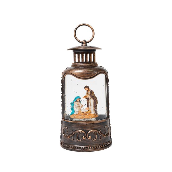Adorno Navideño Farol Persona 8.5 x 6 x 20 cm Marron