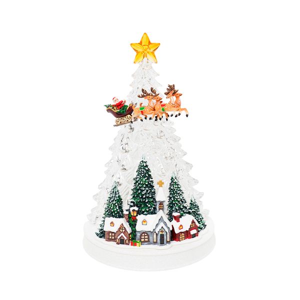 Adorno LED Árbol Reno 21 x 21 x 31.5 cm Blanco