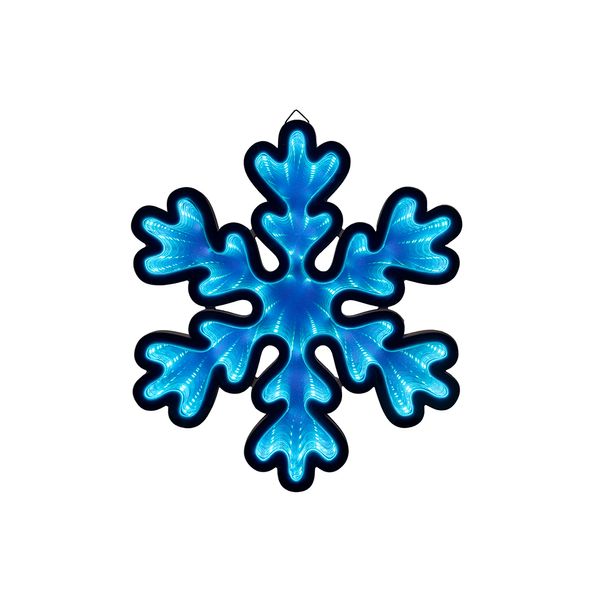 Adorno Navideño LED Copo de Nieve 26.5 x 30 cm Blanco