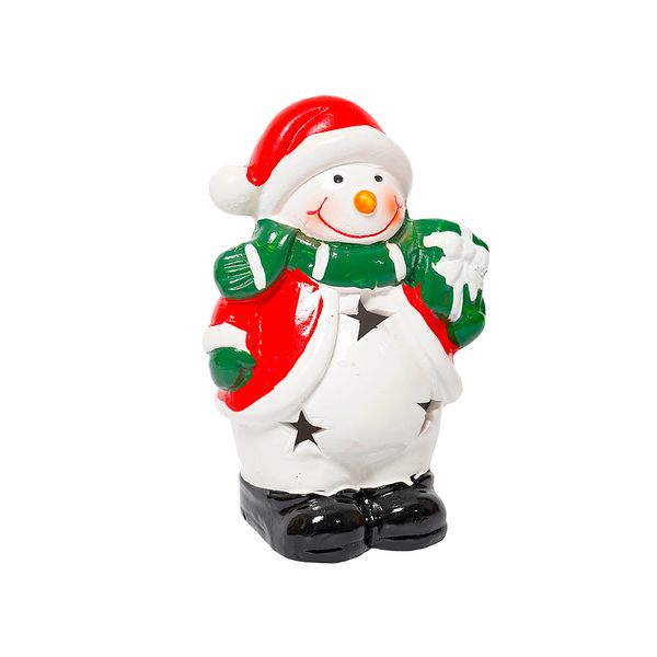 Adorno Navideño LED Nieve 8.5 x 6.2 x 12.5 cm Rojo