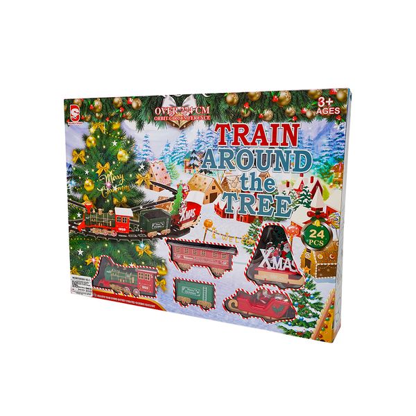 Adorno Tren de Árbol 59 cm Verde