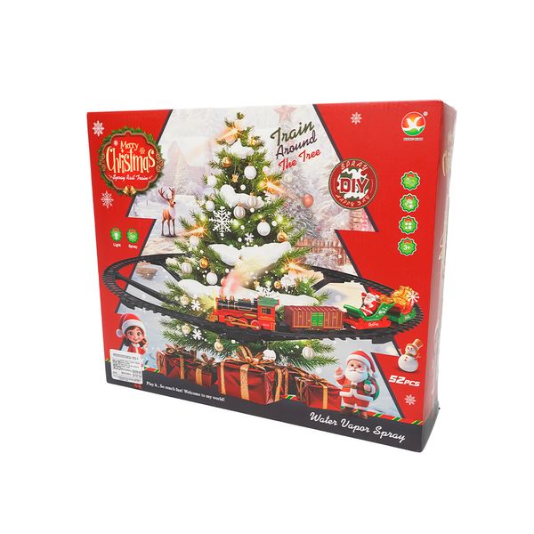 Tren Navideño 95 x 95 x 14 cm Verde