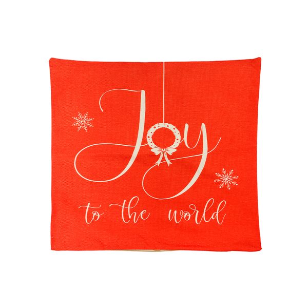 Funda para Cojín Joy Letra 45 x 45 cm Rojo