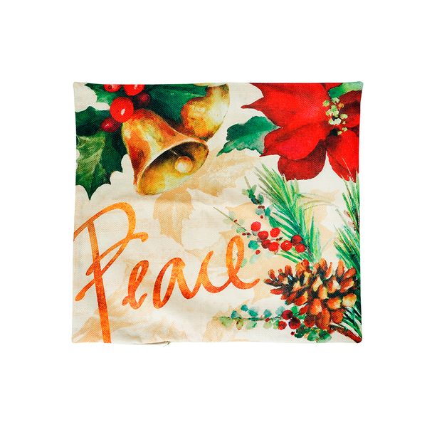 Funda para Cojín Peace 45 x 45 cm Dorado