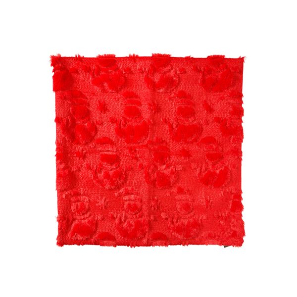 Funda para Cojín Plush Muñeco de Nieve 45 x 45 cm Rojo