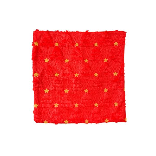 Funda para Cojín Plush con Estrellas 45 x 45 cm Rojo