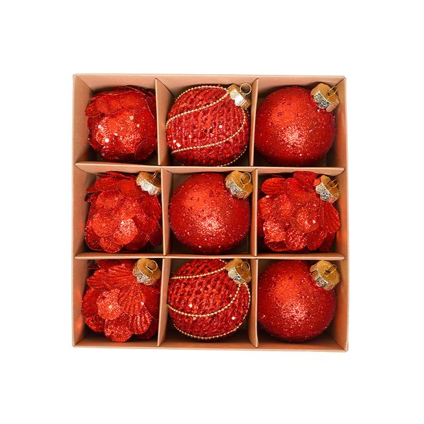 Pack Bolas Set Bolas 24.5 x 24.5 x 8 cm Rojo