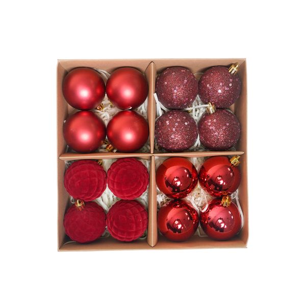 Pack Bolas Set Bolas 24.5 x 24.5 x 6 cm Rojo