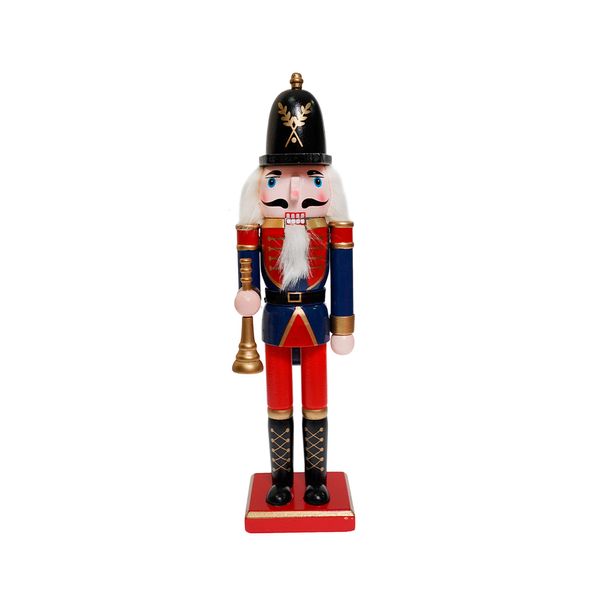 Cascanueces Serio Capitan 30 cm Rojo