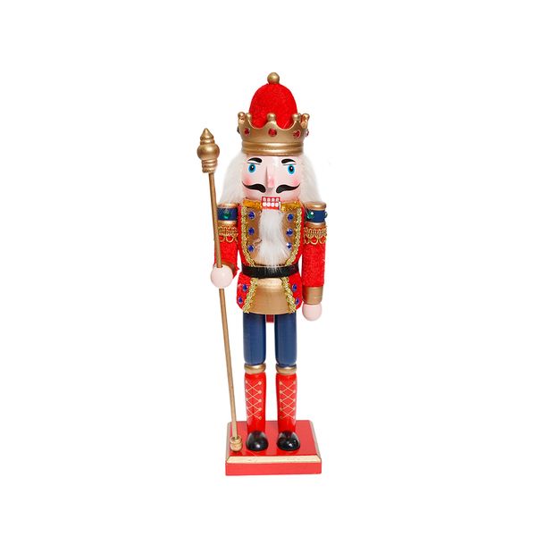 Cascanueces Tradi Rey 30 cm Rojo