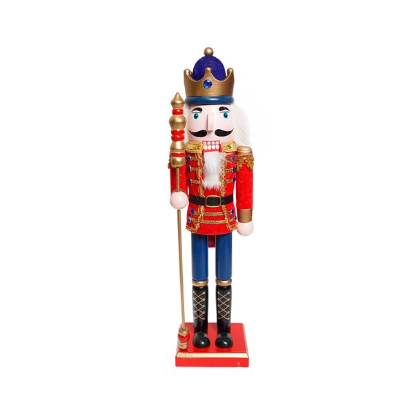 Cascanueces Tradi Rey 38 cm Rojo