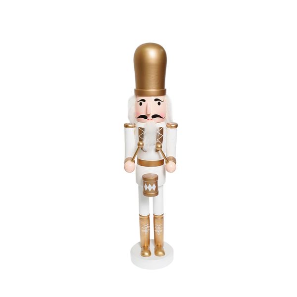 Cascanueces Ele Tambor 43 cm Dorado