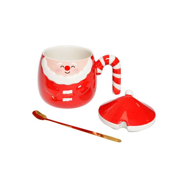 Frasco Santa Feliz 460 ml Rojo