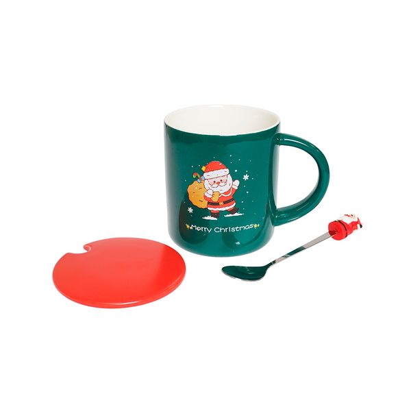 Taza Santa 470 ml Botella Verde