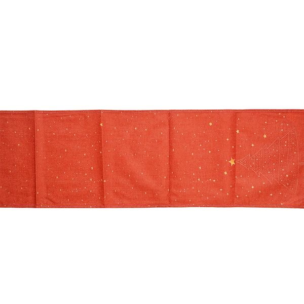 Camino de Mesa Estrellas de 33 x 180 cm Dorado