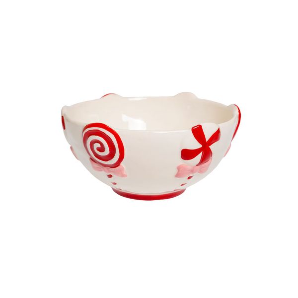 Bowl Navideño Dulce 15.3 x 15.4 x 7.3 cm Rojo