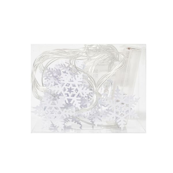 Luces LED Estrella Luz 200 cm Plateado