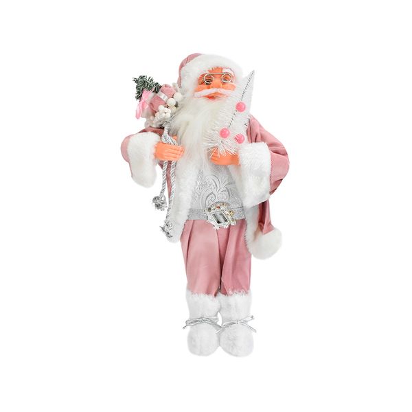 NAVIDAD SANTA CLAUS 45CM ROSADO (SCD09-45)